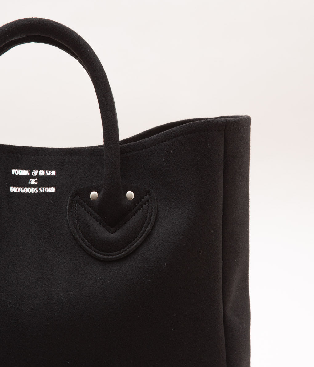 YOUNG&OLSEN THE DRYGOODS STORE ''ULTRASUEDE_ TOTE M'' (BLACK ONYX)