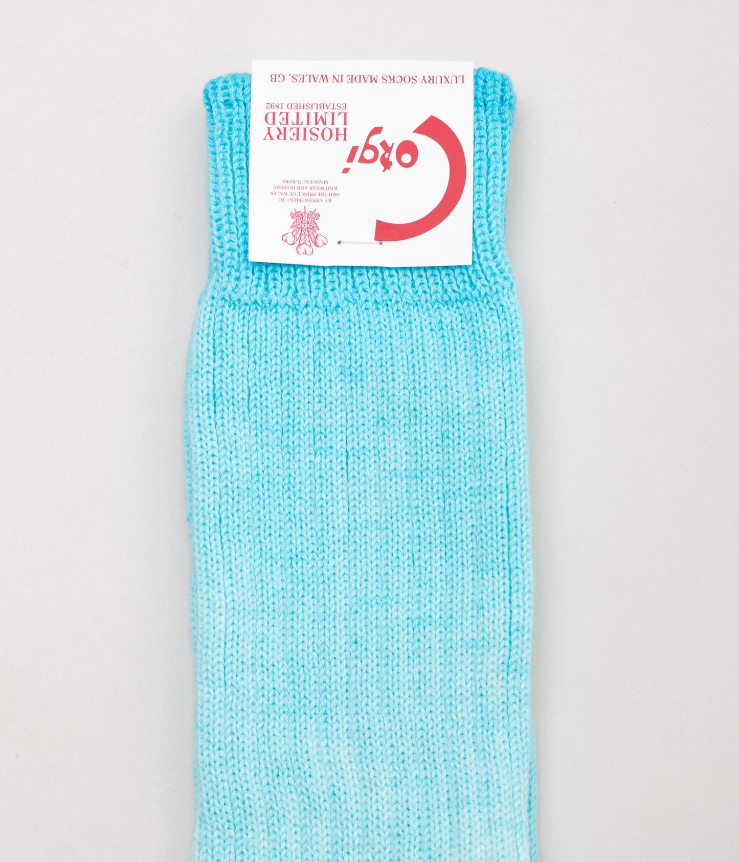 CORGI "MEN'S COTTON GRADATION SOCKS" (OCEAN BLUE)
