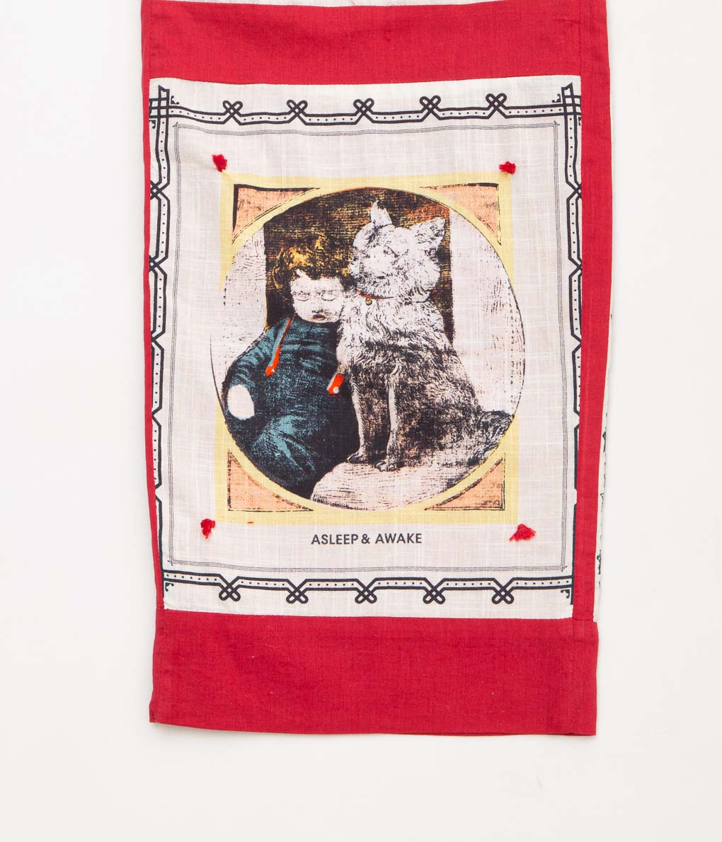 BODE "STORYTIME TROUSER"(RED MULTI)