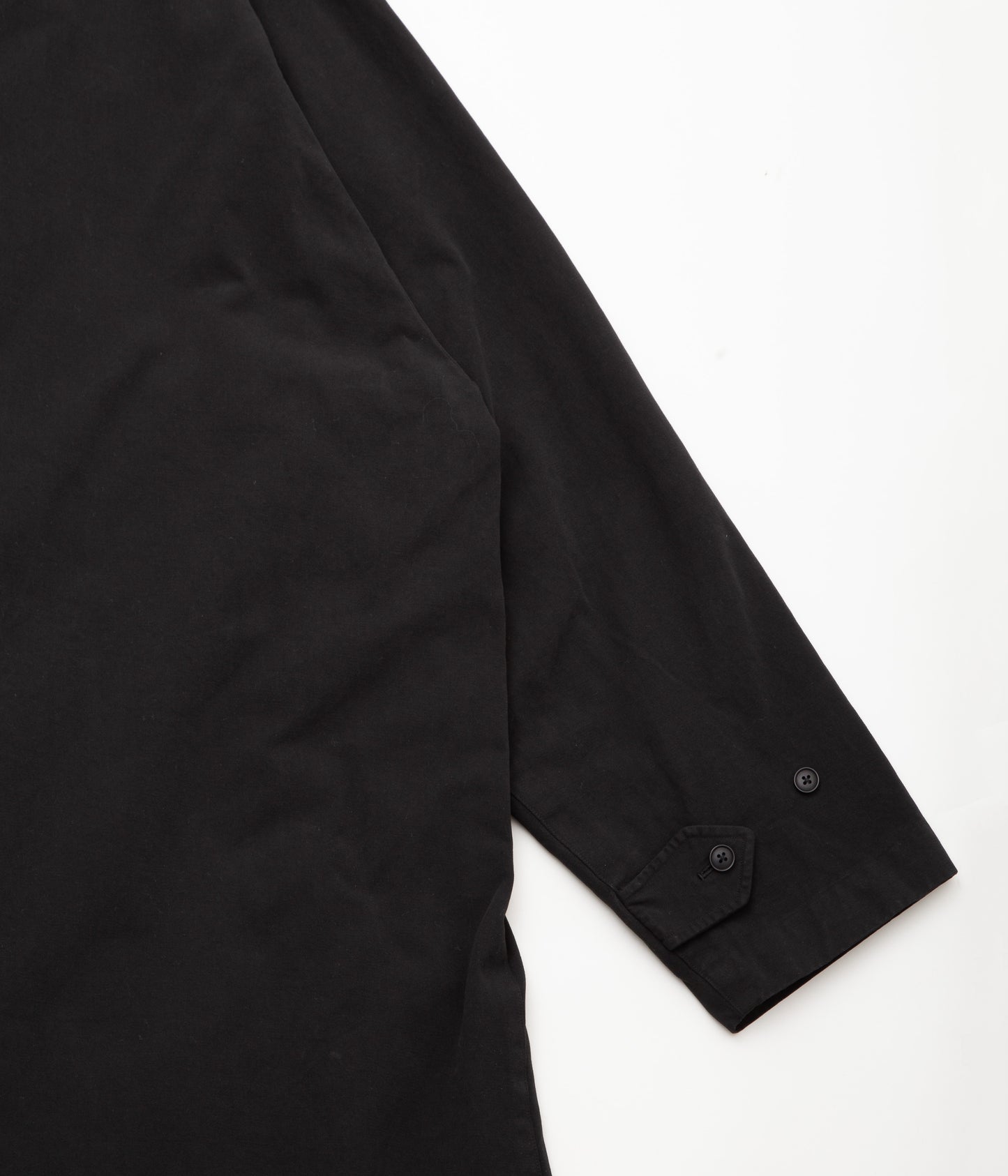 COMOLI ''製品染 バルカラーコート'' (BLACK)