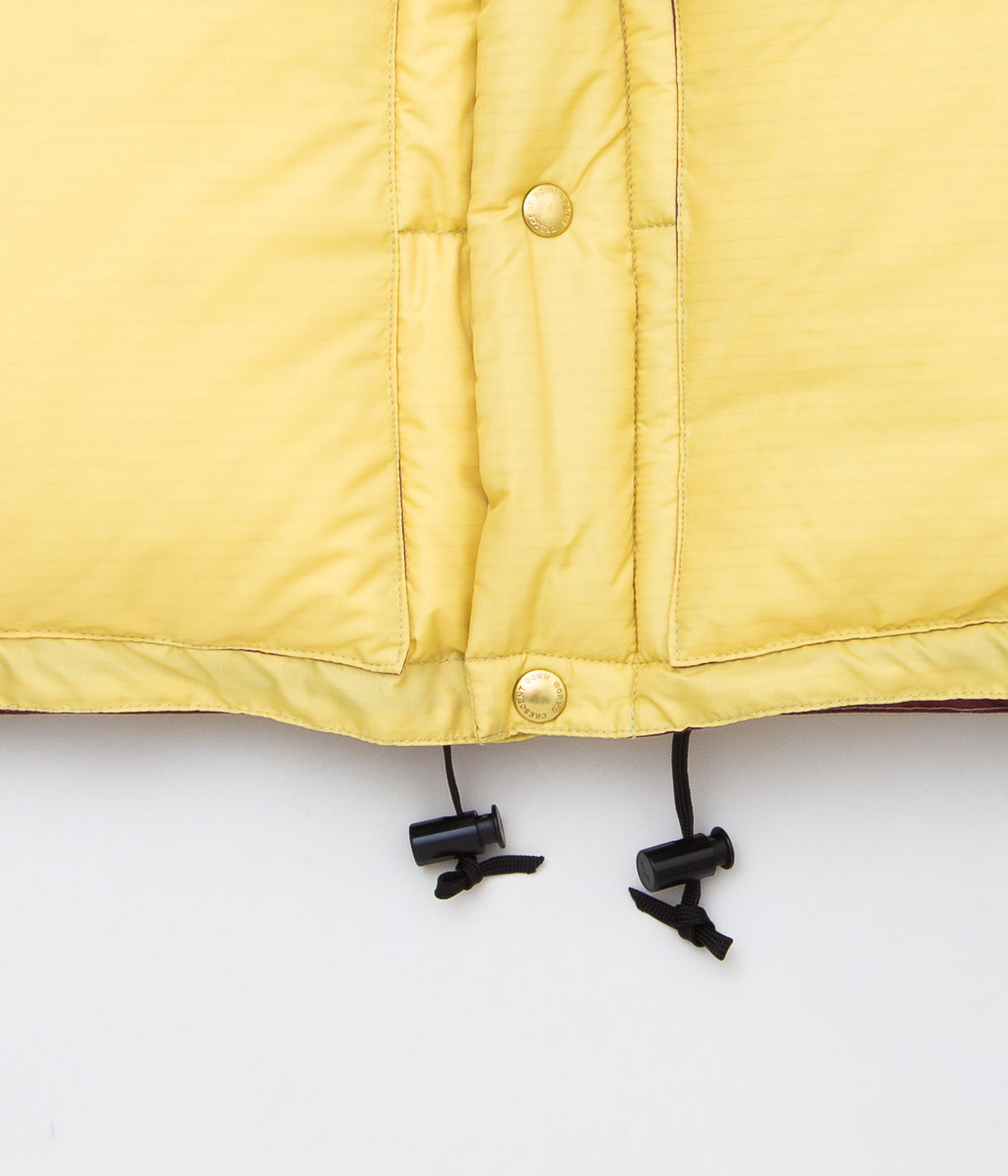 CRESCENT DOWN WORKS "CLASSICO DOWN PARKA"(TAN/BURGUNDY)