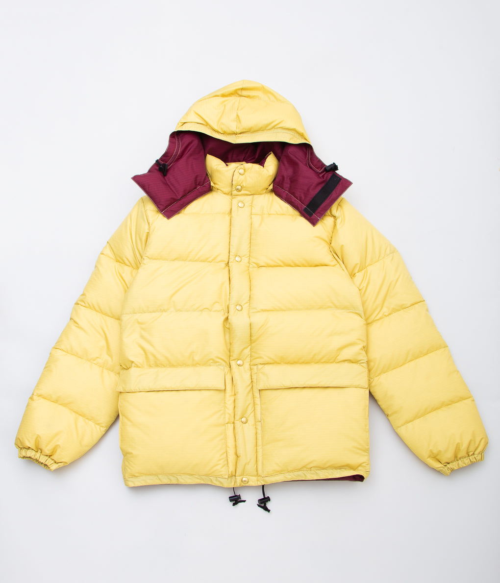 CRESCENT DOWN WORKS "CLASSICO DOWN PARKA"(TAN/BURGUNDY)