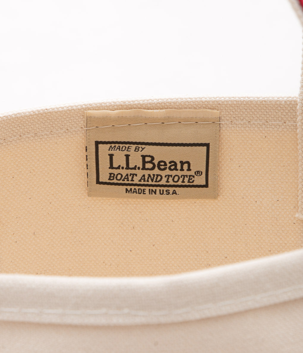 L.L. BEAN "BOAT&TOTE BAG MINI"(RED)