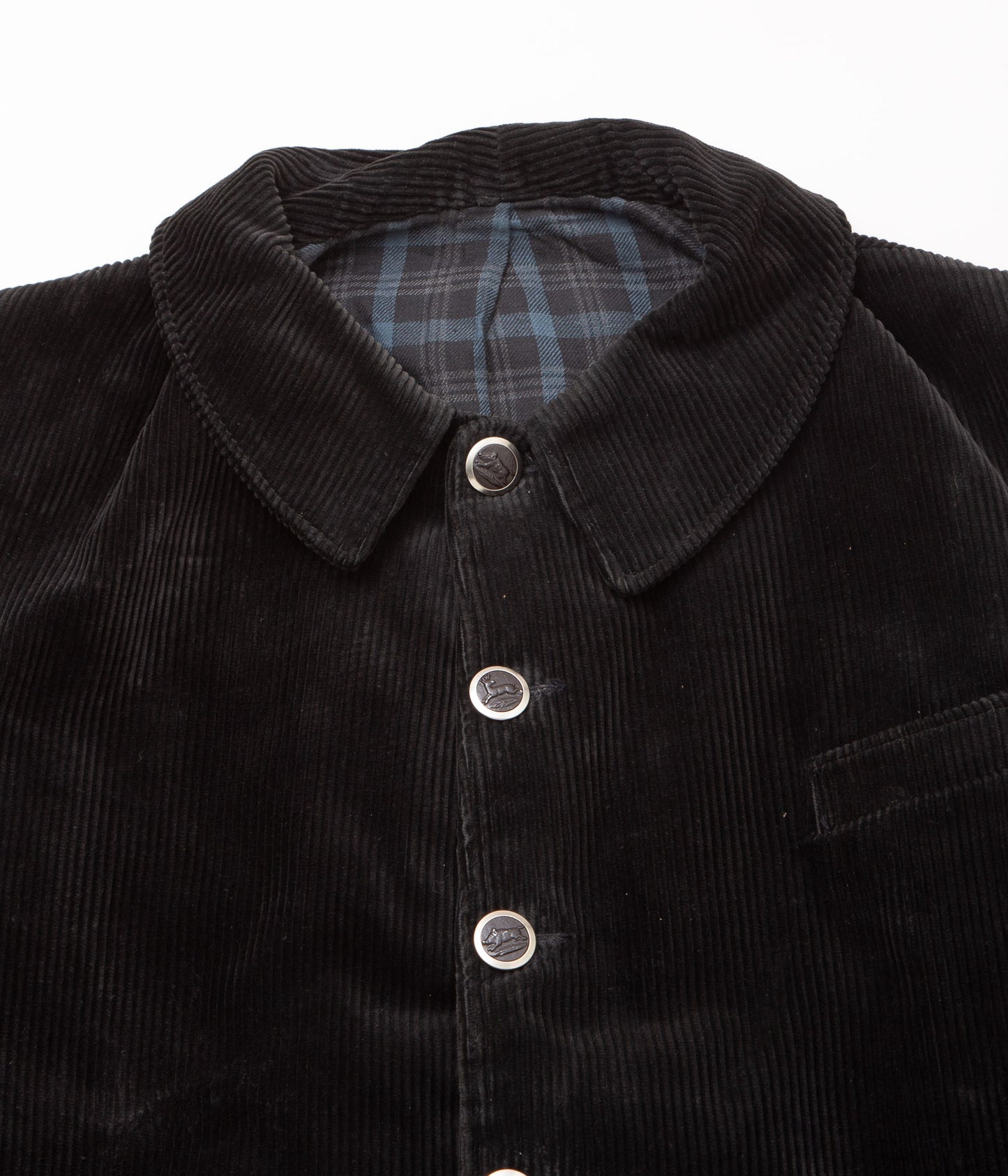 VINTAGE CLOTHING "1940's CORDUROY HUNTING JACKET"(BLACK)