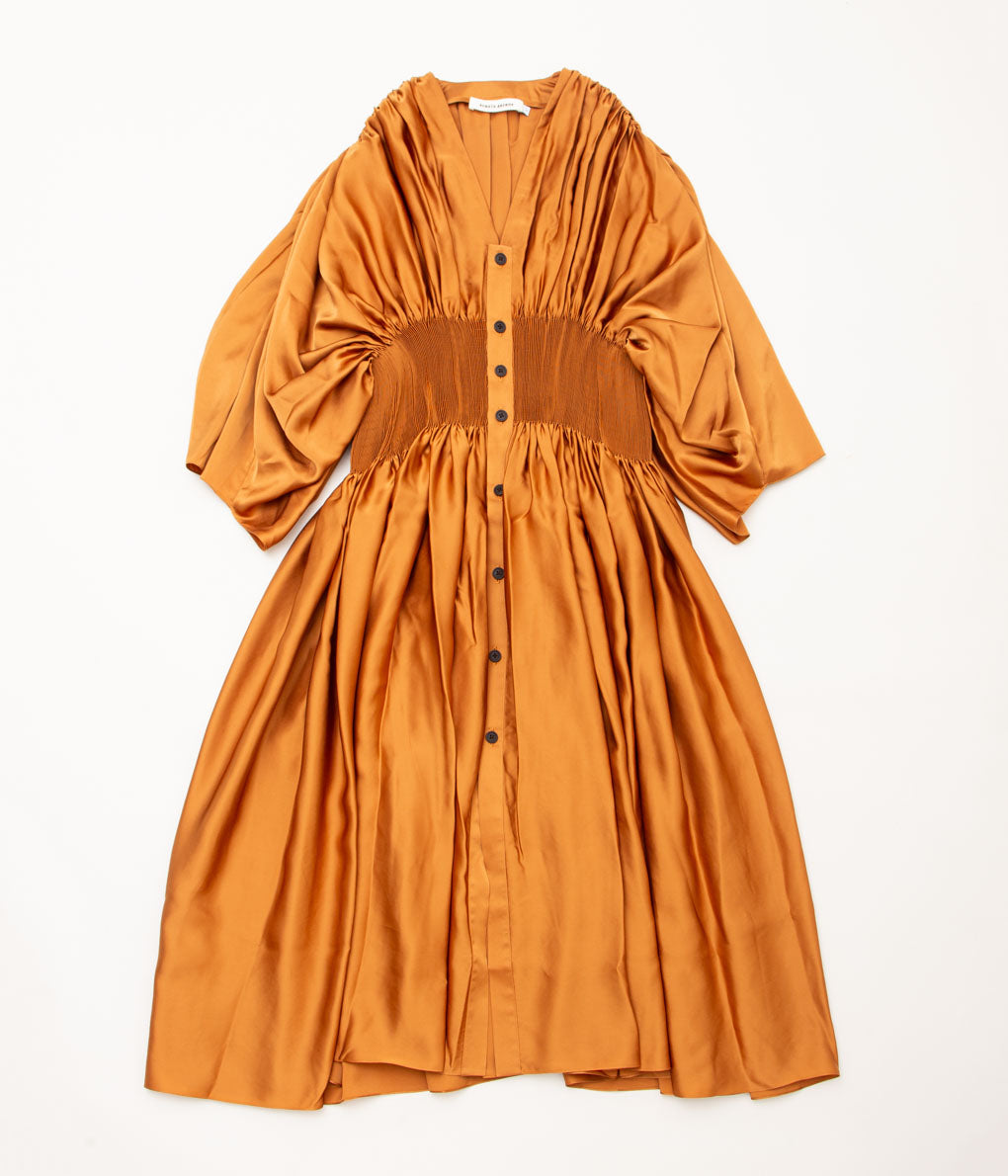 RENATA BRENHA "MESTICA DRESS"(BROWN)