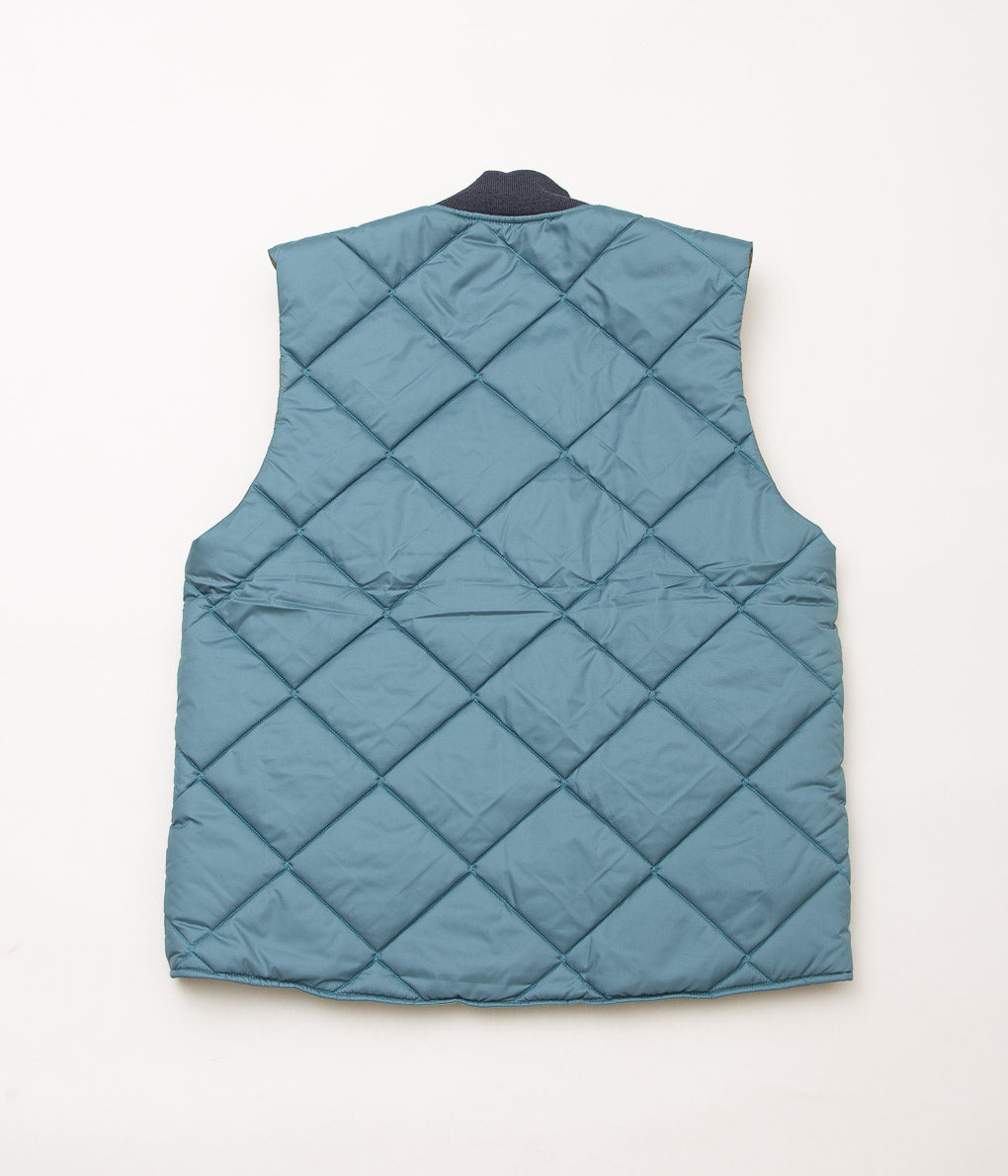 LAVENHAM "BIG QUILT BOMBER GILET MENS"(P88_TAPESTRY BLUE)