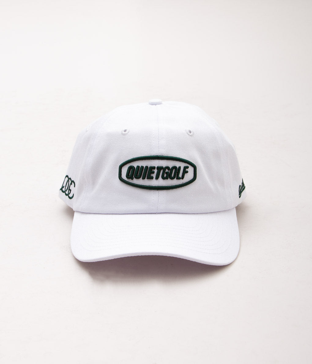 QUIET GOLF "QG TOUR NYLON HAT"(WHITE)