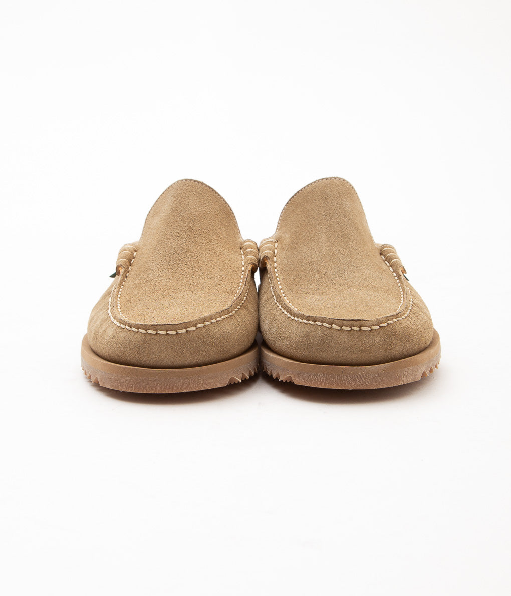 PARABOOT FOR ARPENTEUR ''CLUB MULE'' (SAND SUEDE FULL GRAIN LEATHER)