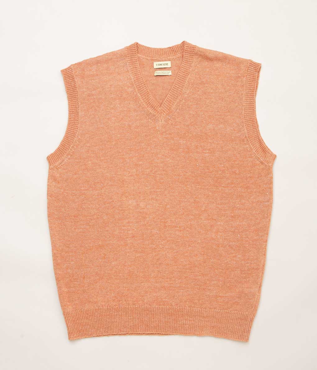 DE BONNE FACTURE''KNITTED VEST''(SIENNA)