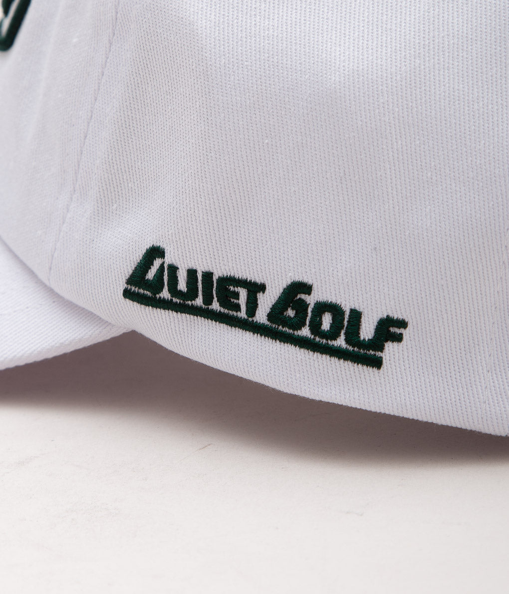 QUIET GOLF "QG TOUR NYLON HAT"(WHITE)