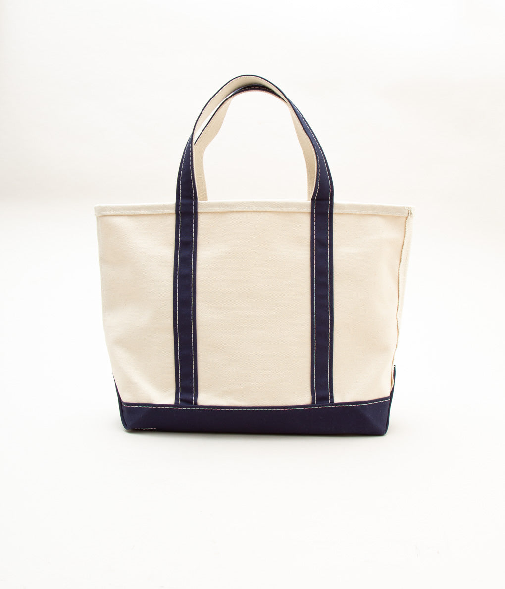 L.L. BEAN "BOAT&TOTE BAG MEDIUM"(BLUE TRIM)