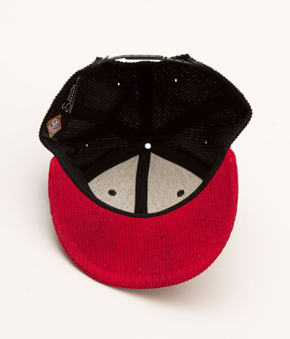 SANDLOT "BIRMINGHAM BLACK BARONS(8 WALE CORDUROY)"(BLACK/RED)