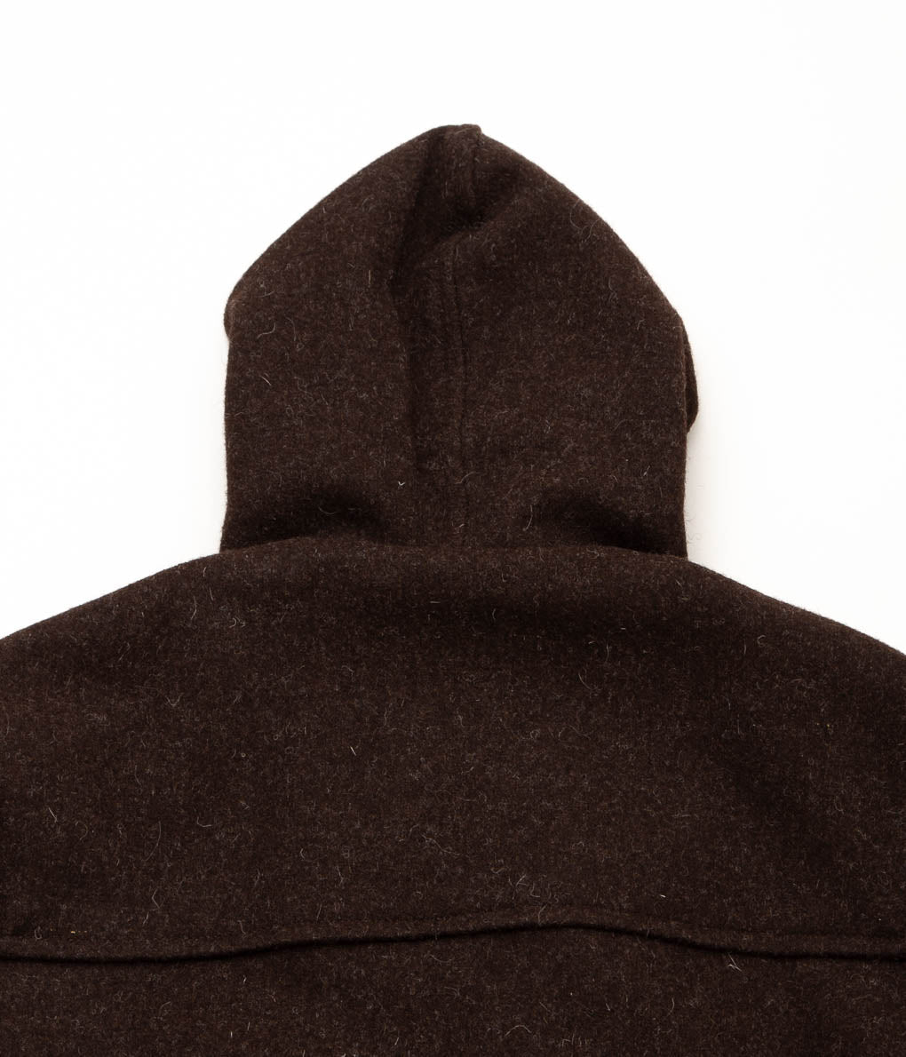 DE BONNE FACTURE"FRENCH REGIONAL WOOL DUFFLE COAT"(EBONY)