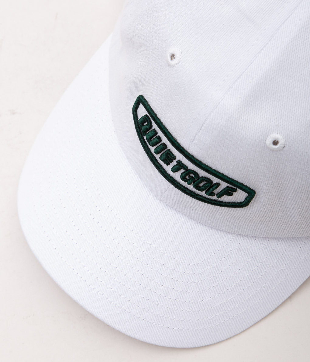 QUIET GOLF "QG TOUR NYLON HAT"(WHITE)