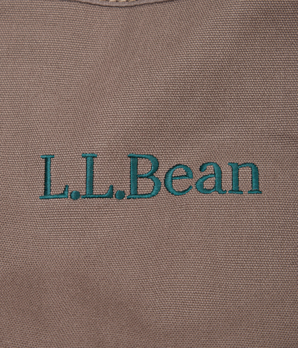 L.L. BEAN "GROCERY TOTE LOGO LARGE"(FOSSIL BROWN)
