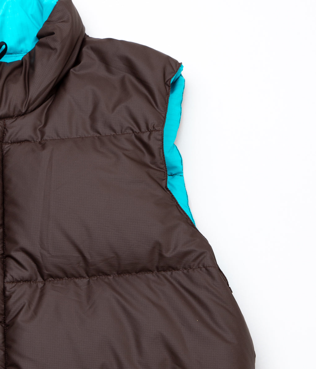 CRESCENT DOWN WORKS "ITALIAN VEST"(CHOCOLATE/EMERALD)