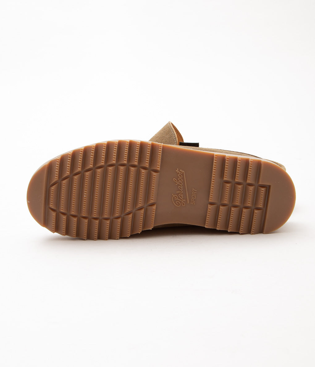 PARABOOT FOR ARPENTEUR ''CLUB MULE'' (SAND SUEDE FULL GRAIN LEATHER)