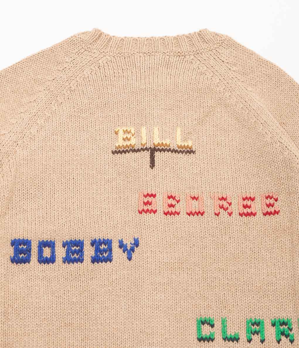 BODE "ROLL CALL CARDIGAN"(TAN MULTI)