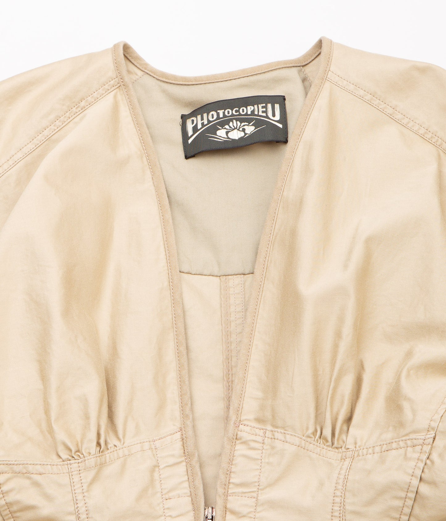 PHOTOCOPIEU "WASHED MILITARY DRESS"(BEIGE)