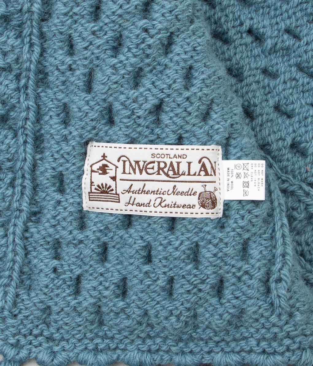 INVERALLAN "12A SCARF CABLE / 25 x 170CM (ARAN)" (LOVAT)