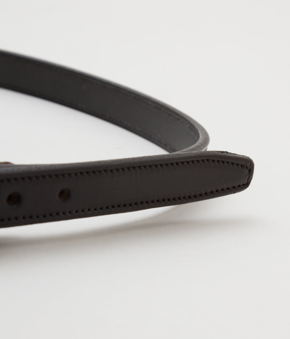 TORY LEATHER ''【2347】 EQUESTRIAN INSPIRED BELT'' (BLACK/BRASS)