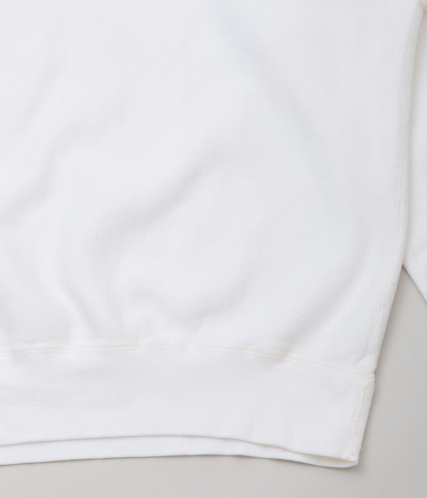 SOFT GOODS "9OZ FLEECE CREW NECK SWEAT"(WHITE)