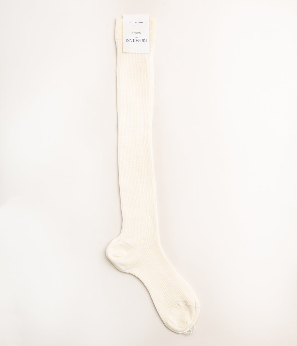 BRESCIANI "THIN RIB LONG"(IVORY)