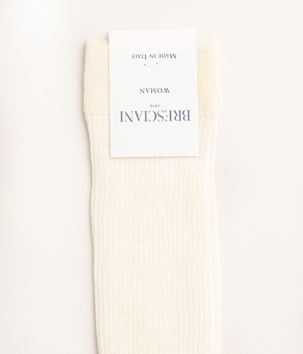 BRESCIANI "THIN RIB LONG"(IVORY)