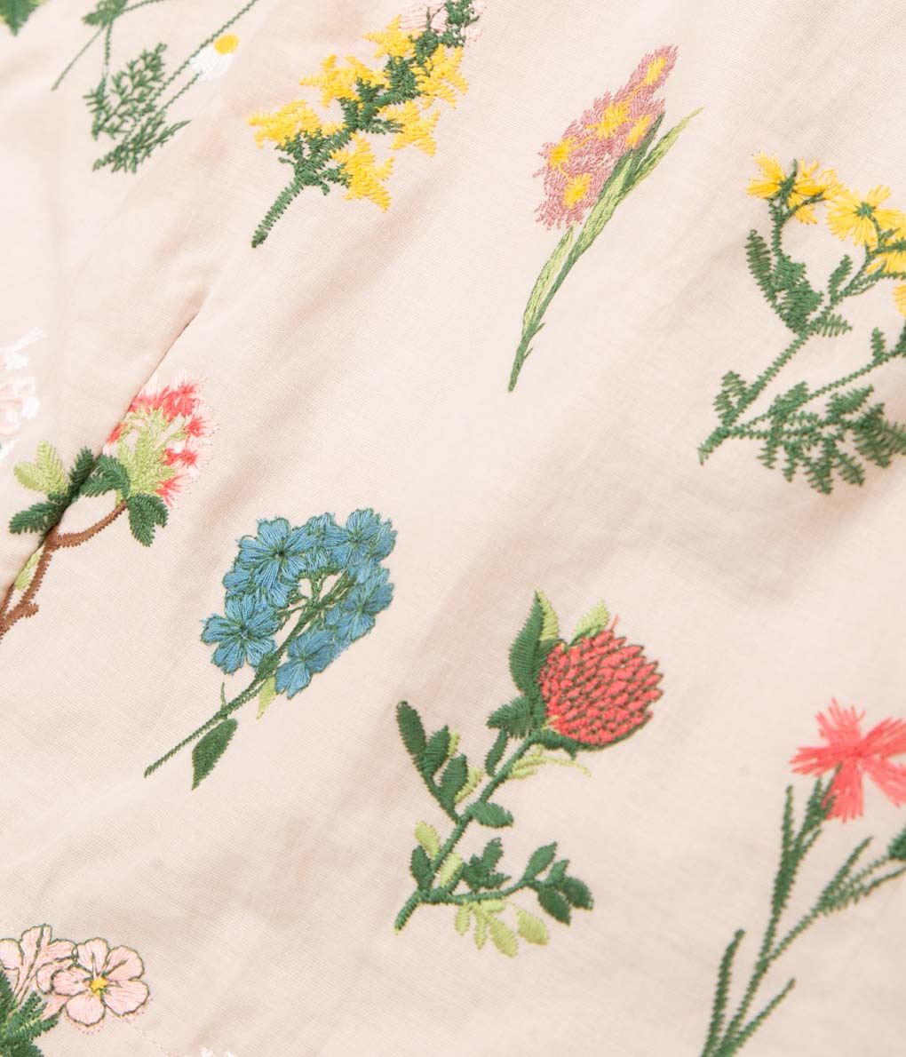FAREWELL FRANCES "PEARL TANK"(MULTI EMBROIDERY)