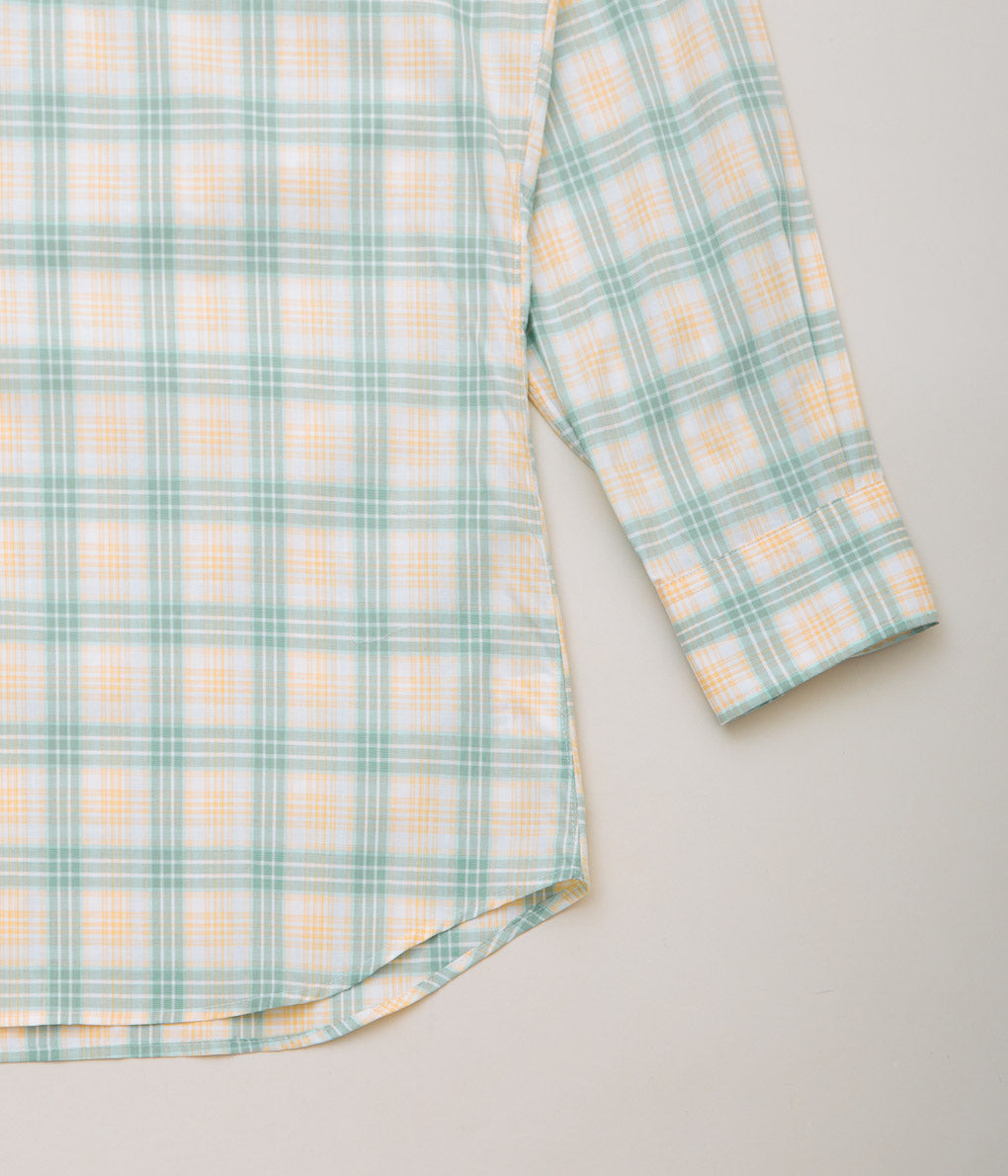 INDIVIDUALIZED SHIRTS×THE STORE BY MAIDENS "SLOB WORKERS SHIRTS"(GREEN CHECK)