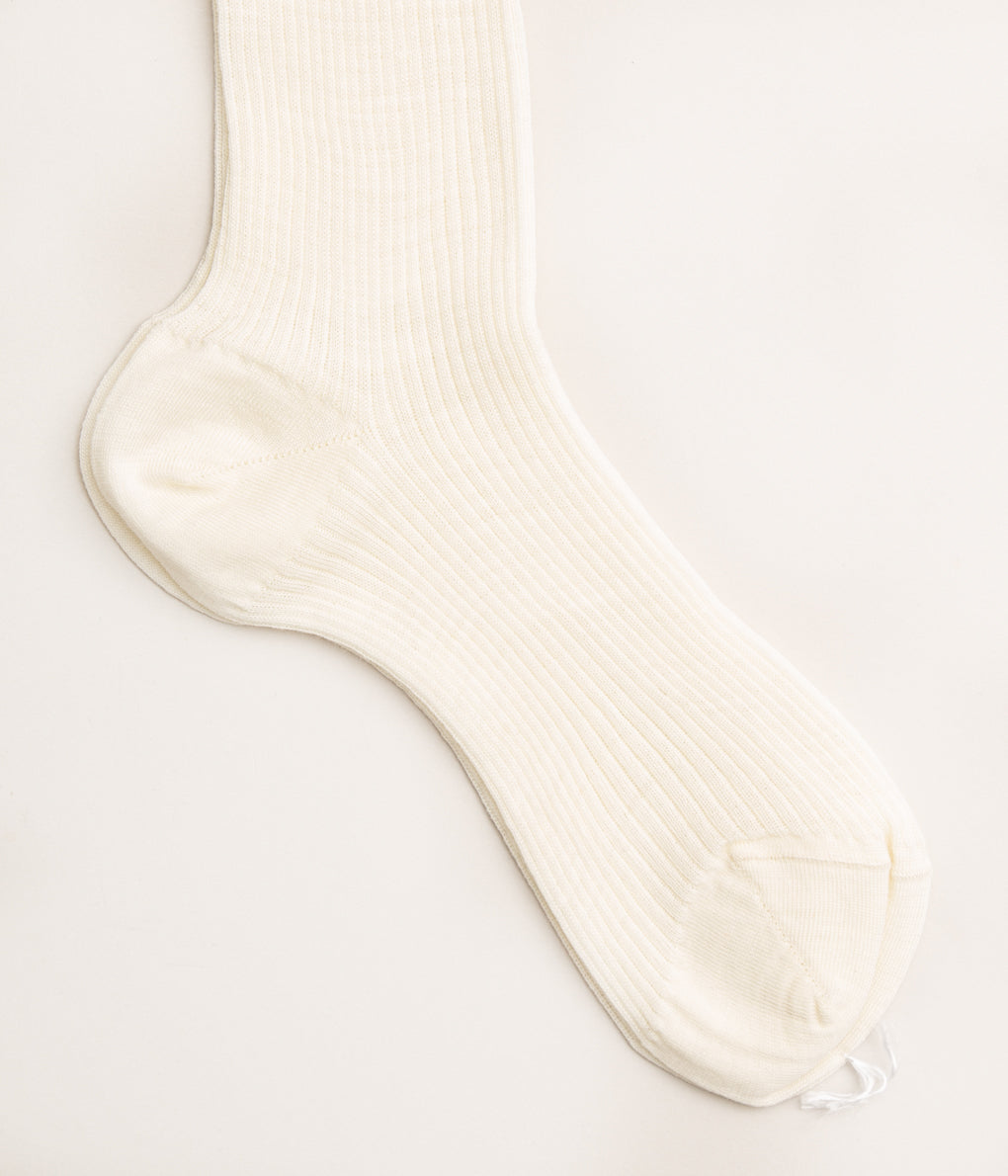 BRESCIANI "THIN RIB LONG"(IVORY)