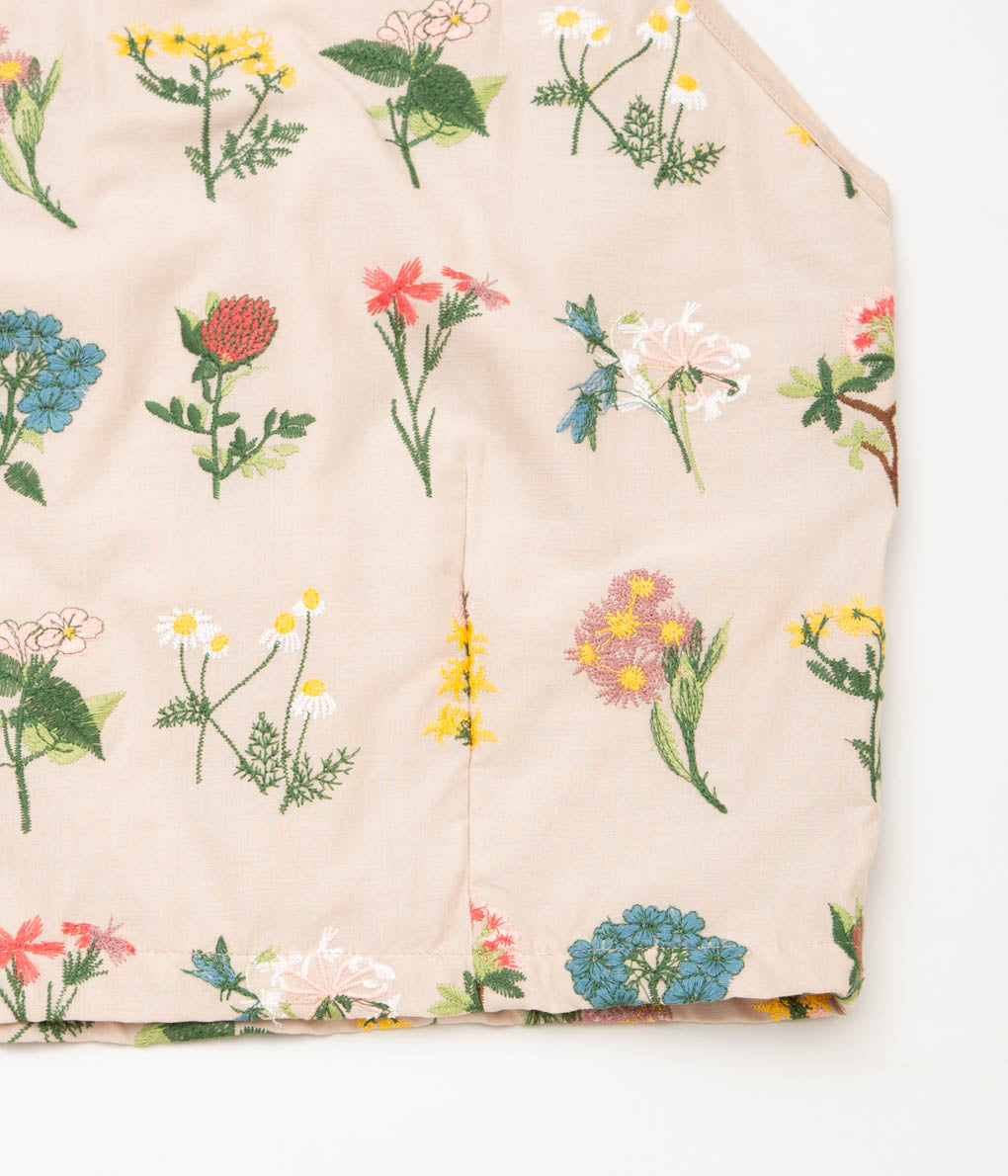 FAREWELL FRANCES "PEARL TANK"(MULTI EMBROIDERY)