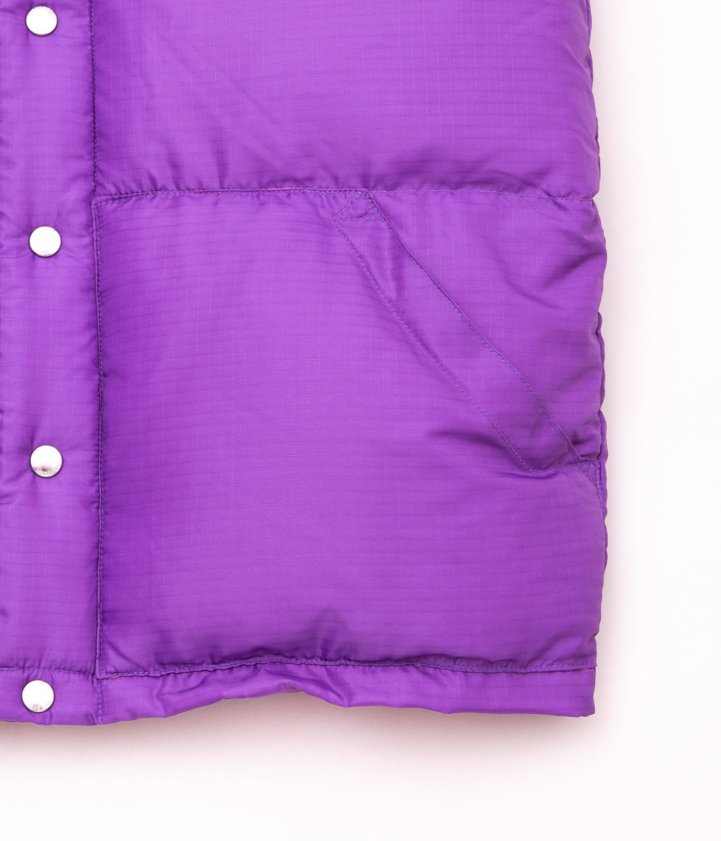 CRESCENT DOWN WORKS "ITALIAN VEST"(PURPLE/BERRY)