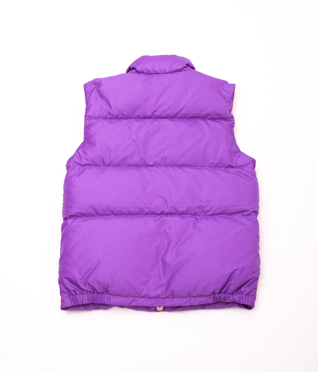 CRESCENT DOWN WORKS "ITALIAN VEST"(PURPLE/BERRY)