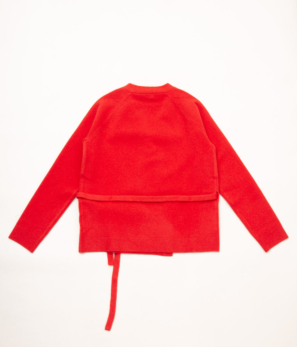 ELEPH "WRAP CARDI"(RED)