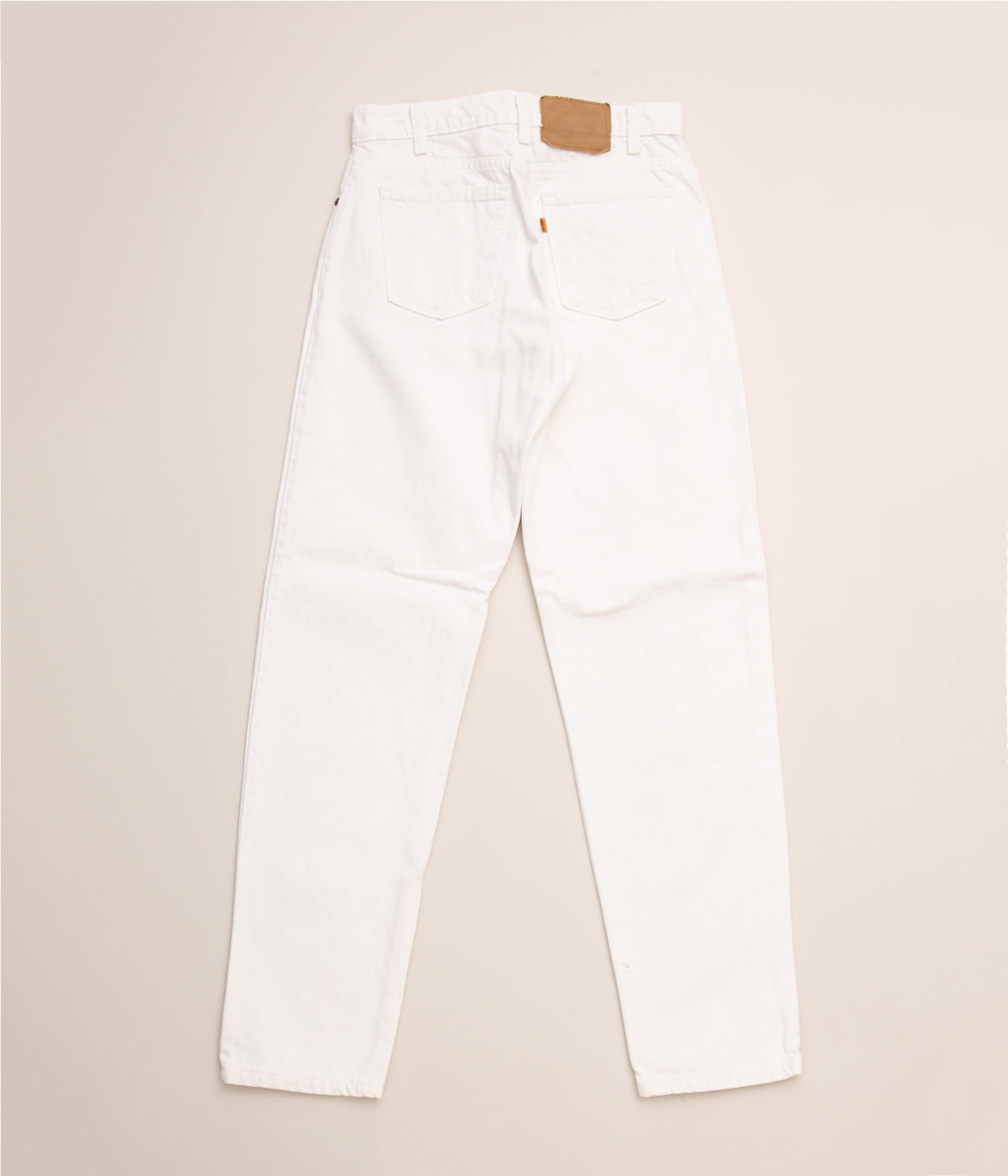 VINTAGE CLOTHING "90's LEVI‘S 550 WHITE MADE IN USA "(W29)
