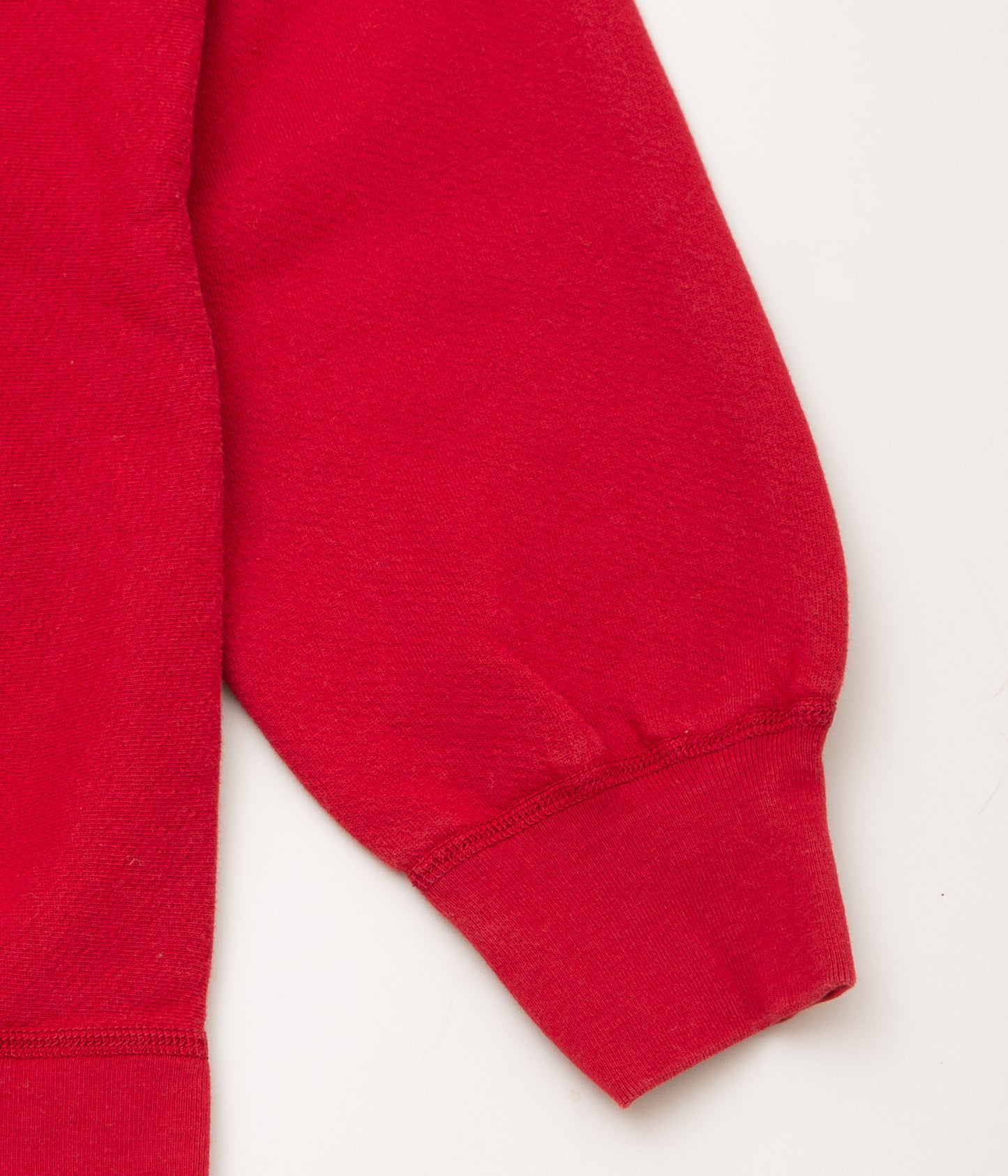 SOFT GOODS "9OZ FLEECE CREW NECK SWEAT"(FIRETRACK RED)