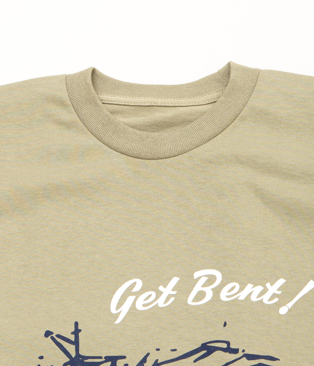 OLD SOLDIER "GET BENT! TEE"(DEEP OCEAN)