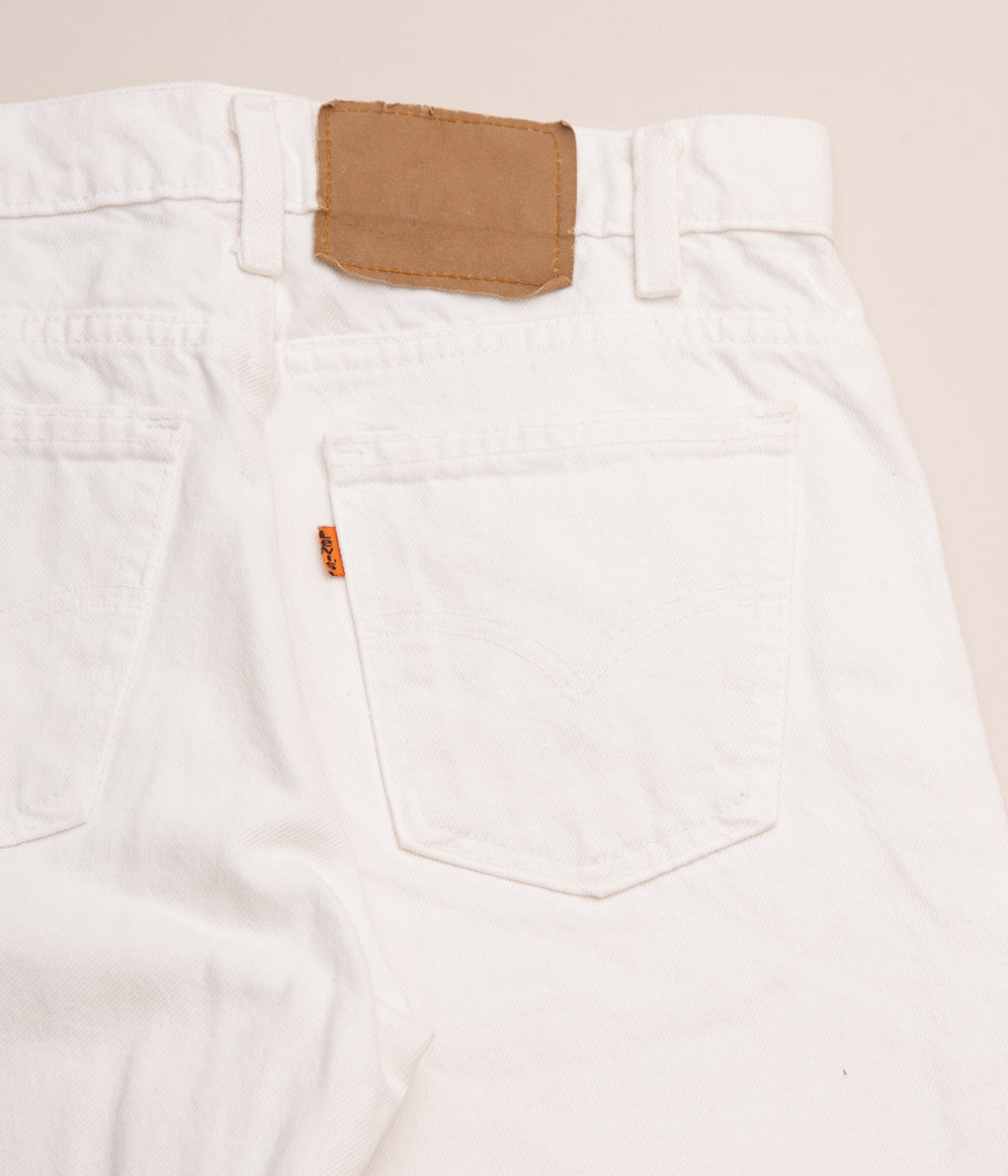 VINTAGE CLOTHING "90's LEVI‘S 550 WHITE MADE IN USA "(W29)