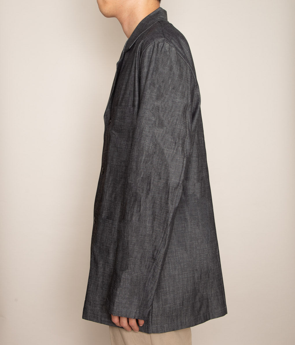 INDIVIDUALIZED SHIRTS "LOUNGER JACKET" (RIGID DNEIM BLACK)