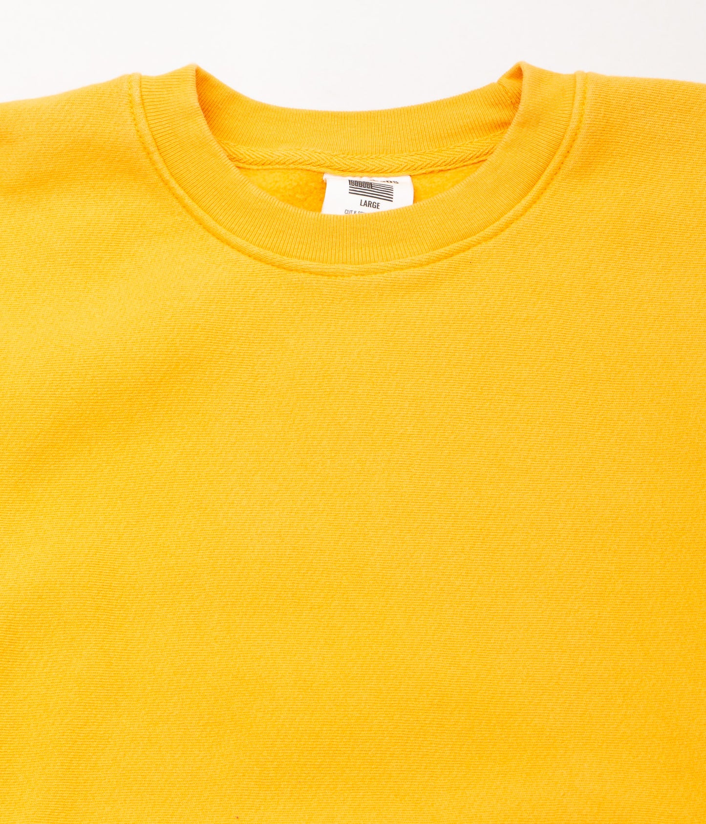 SOFT GOODS "9OZ FLEECE CREW NECK SWEAT"(ATHLETIC GOLD)