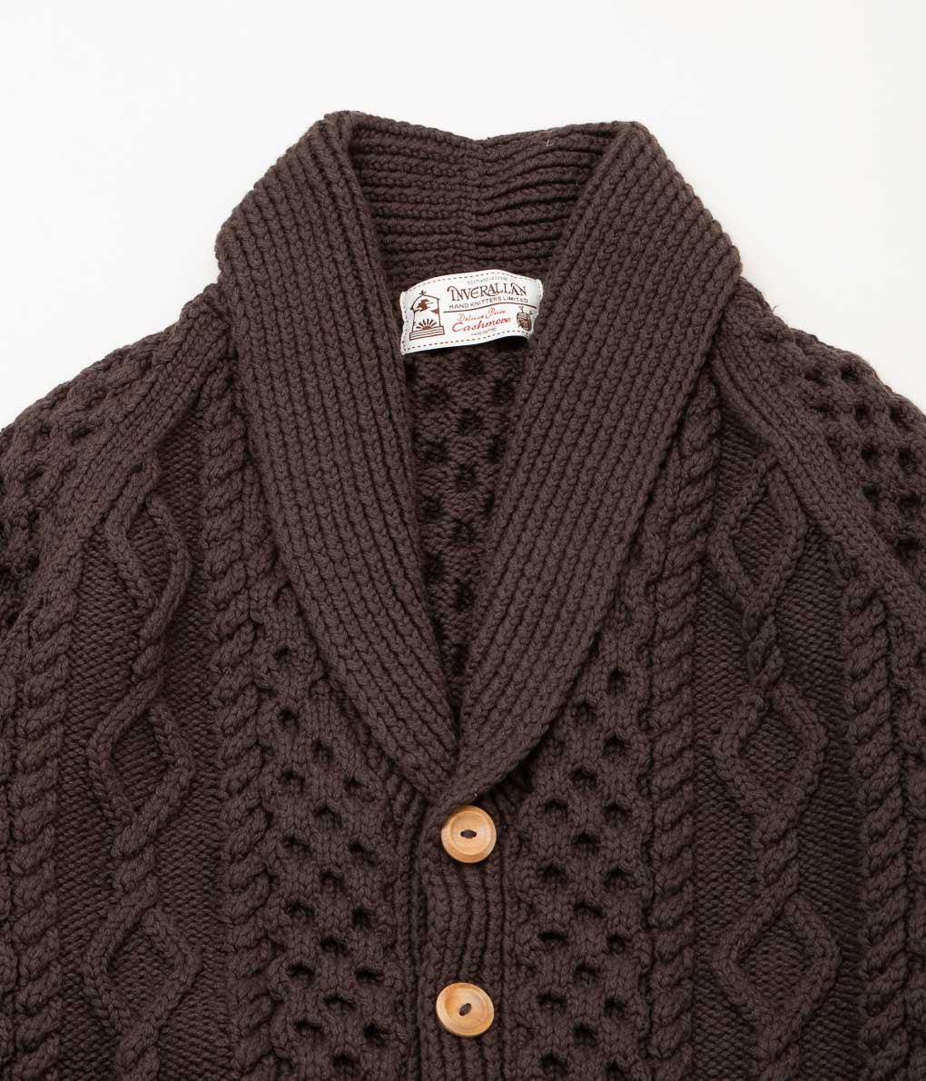 INVERALLAN "6A LONG SHAWL CARDIGAN (CASHMERE)" (SCOUT)