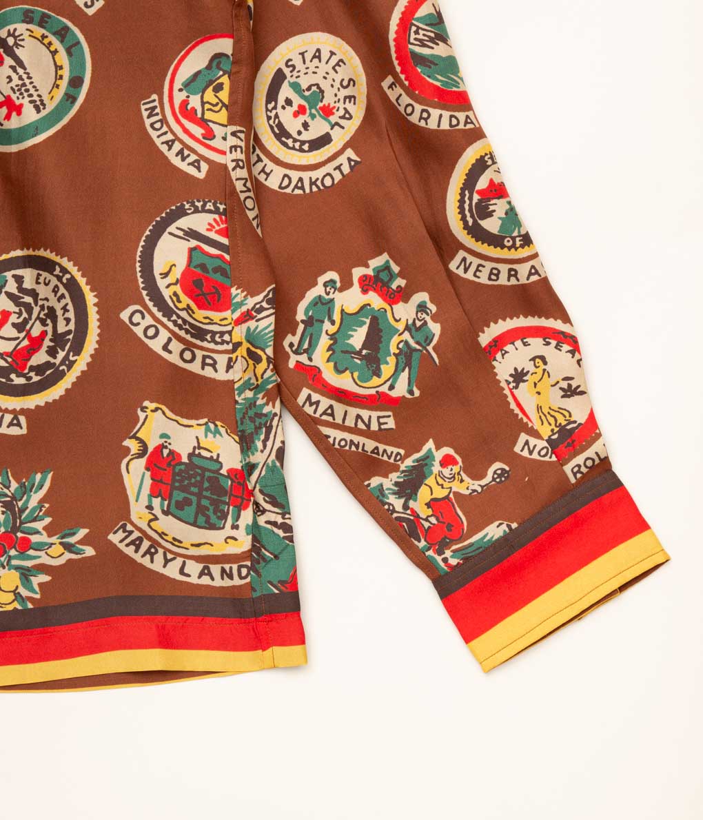 BODE "STATE SEAL LS SHIRT"(MULTI)