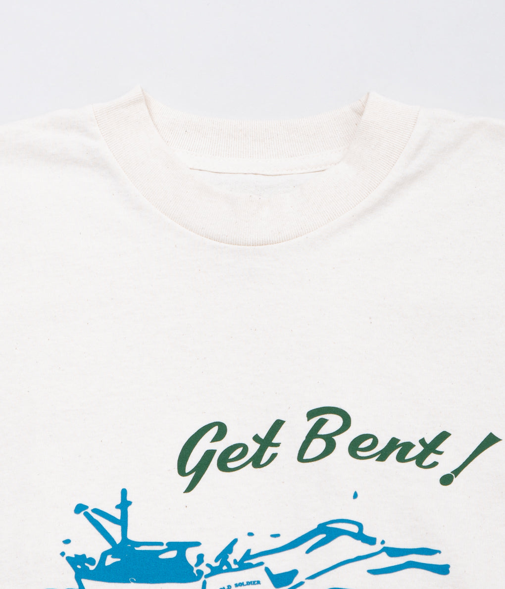 OLD SOLDIER "GET BENT! TEE"(NATURAL)