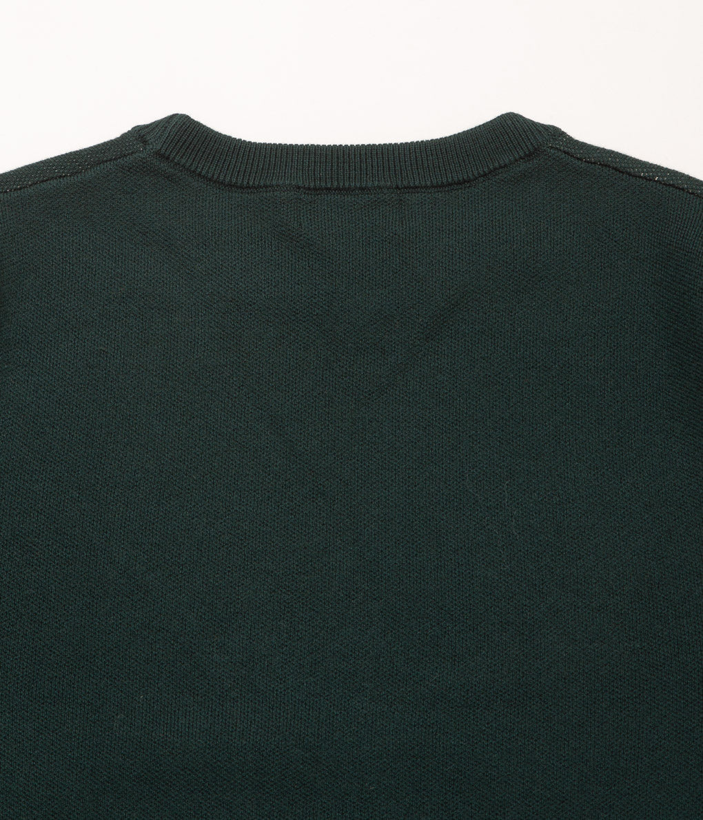 QUIET GOLF "QUIET GREENS KNIT SWEATER"(FOREST)