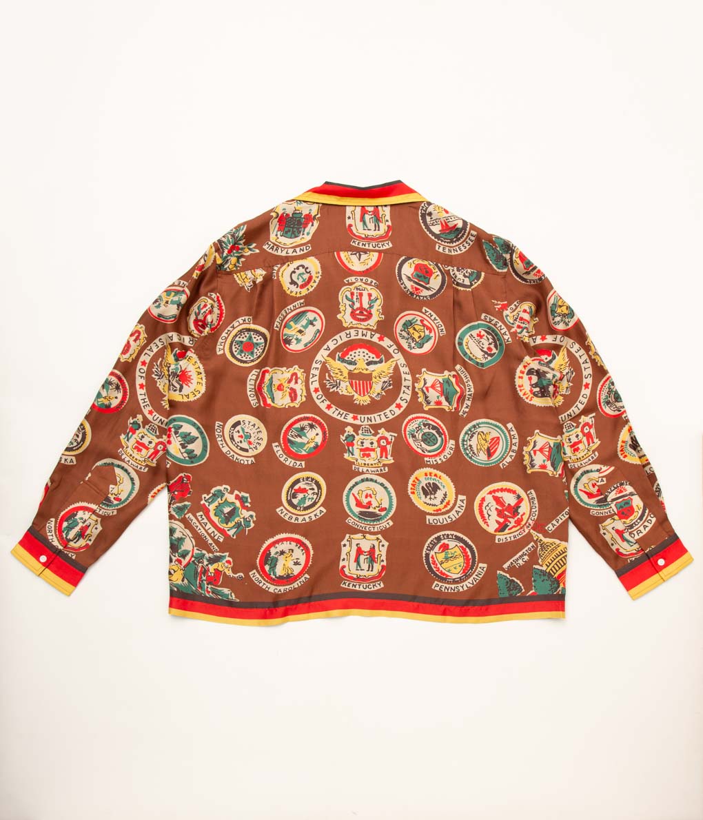 BODE "STATE SEAL LS SHIRT"(MULTI)