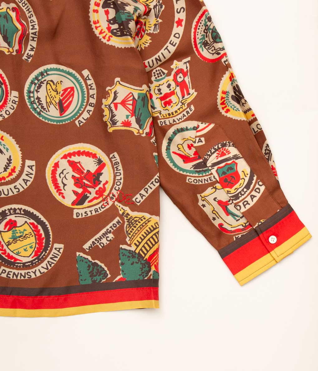 BODE "STATE SEAL LS SHIRT"(MULTI)