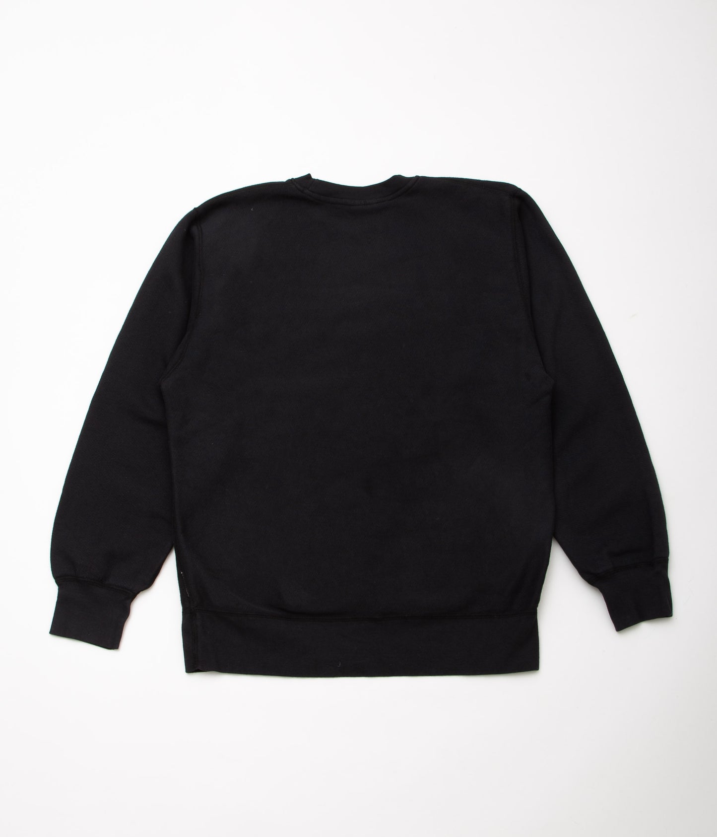 SOFT GOODS "9OZ FLEECE CREW NECK SWEAT"(VINTAGE BLACK)