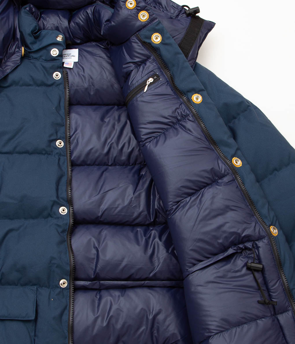 CRESCENT DOWN WORKS "CLASSICO DOWN PARKA"(NAVY/VAVY)