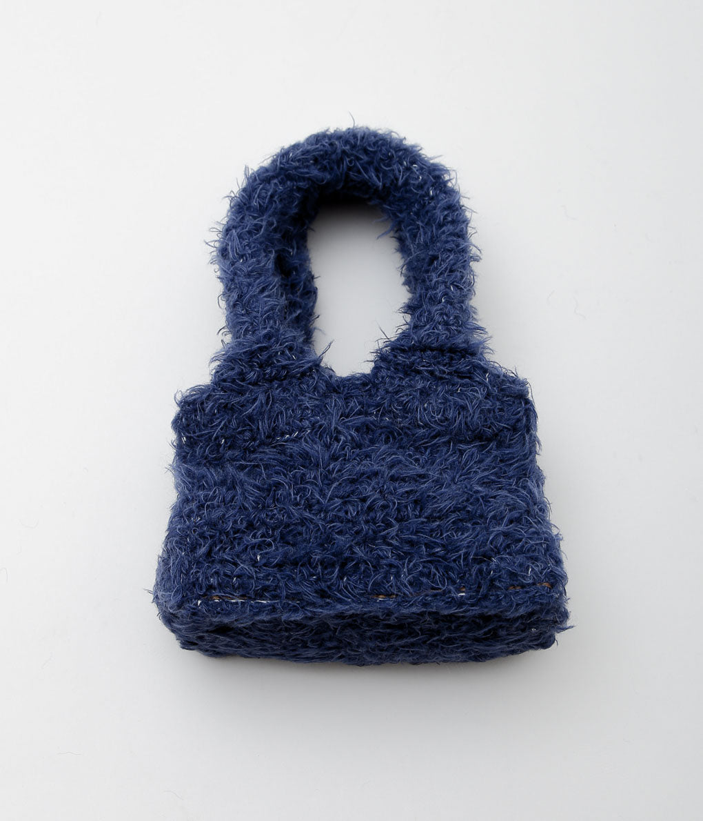 KOTA GUSHIKEN ''HAND CROCHET DENIM-ISH HAND BAG'' (INDIGO KOTA GUSHIKEN ''HAND CROCHET DENIM-ISH HAND BAG'' (INDIGO
